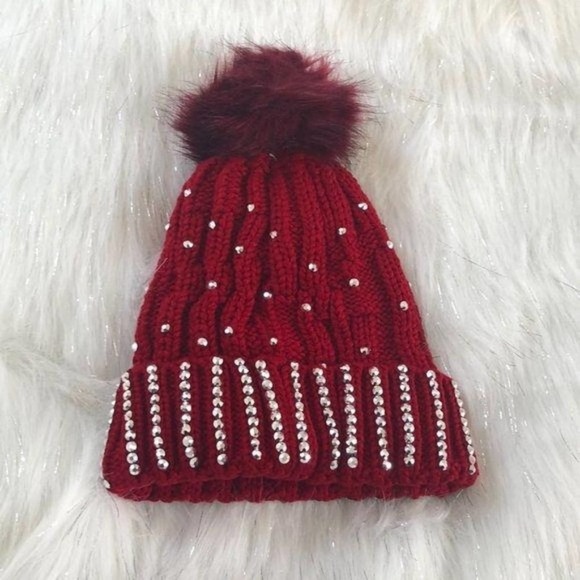 Embellished Beanie One Size - Picture 1 of 3